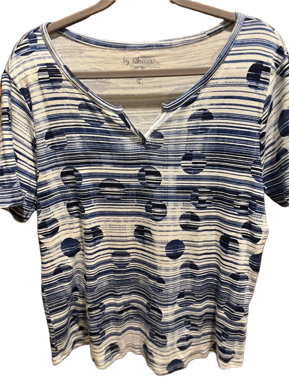 88. WOMENS CHICO’S 3/XL DETAIL TOP - Picture 2 of 5